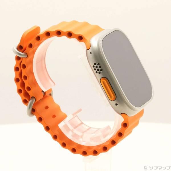 〔中古〕Apple(アップル) Apple Watch Ultra 2 GPS + Cellular 49mm チタニウムケース オレンジオーシャンバンド〔344-ud〕 |  | 03