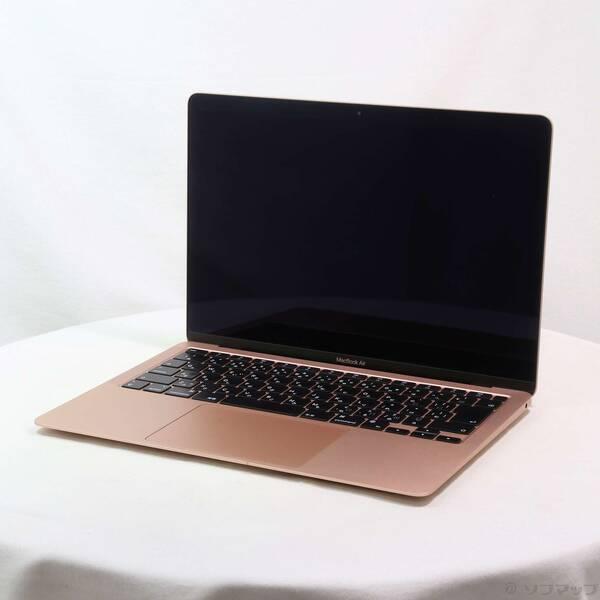 〔中古〕Apple(アップル) MacBook Air 13.3-inch Late-2020 MGND3J／A Apple M1 8コアCPU_7コアGPU 8GB SSD512GB ゴールド 〔26.3 Tahoe〕〔377-ud〕 | 