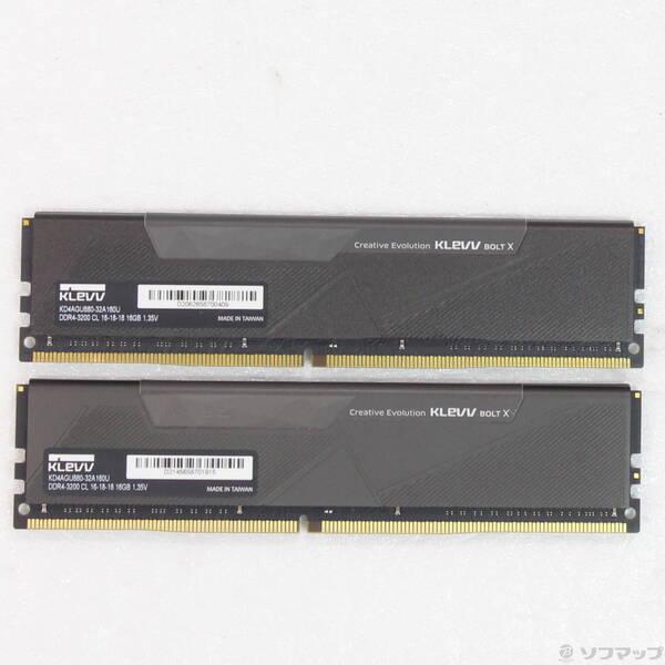〔中古〕288P DDR4 PC4-25600 DDR4-3200 32GB 16GB×2枚組〔262-ud〕 | 