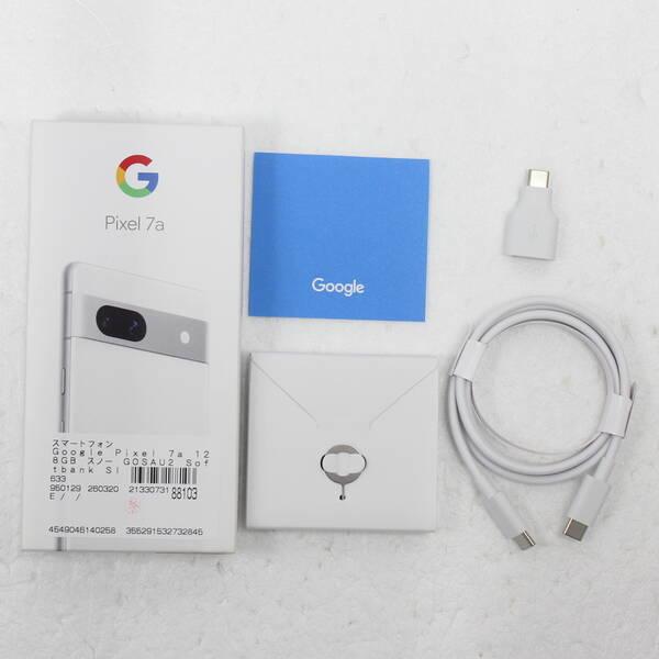 中古〕GOOGLE(グーグル) Google Pixel 7a 128GB スノー GOSAU2