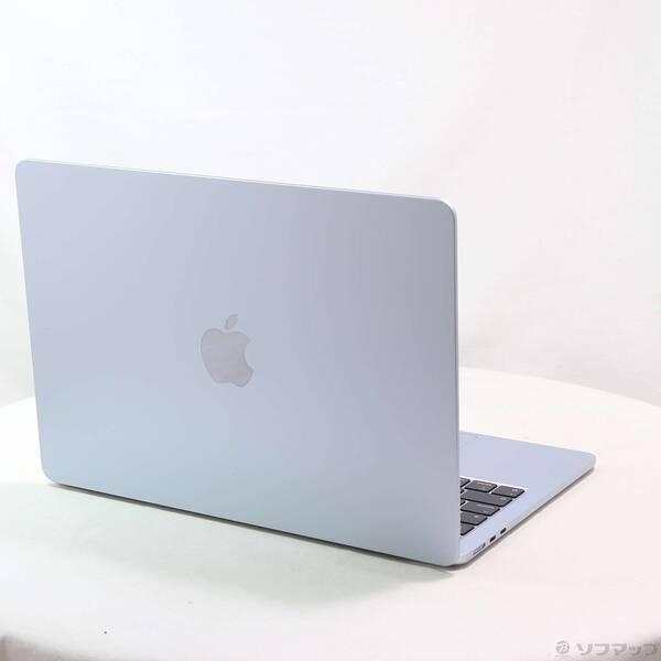 〔中古〕Apple(アップル) MacBook Air 13.6-inch Early-2025 MC6U4J／A Apple M4 10コアCPU_10コアGPU 16GB SSD512GB スカイブルー 〔macOS v26.3.2〕〔258-ud〕 |  | 02