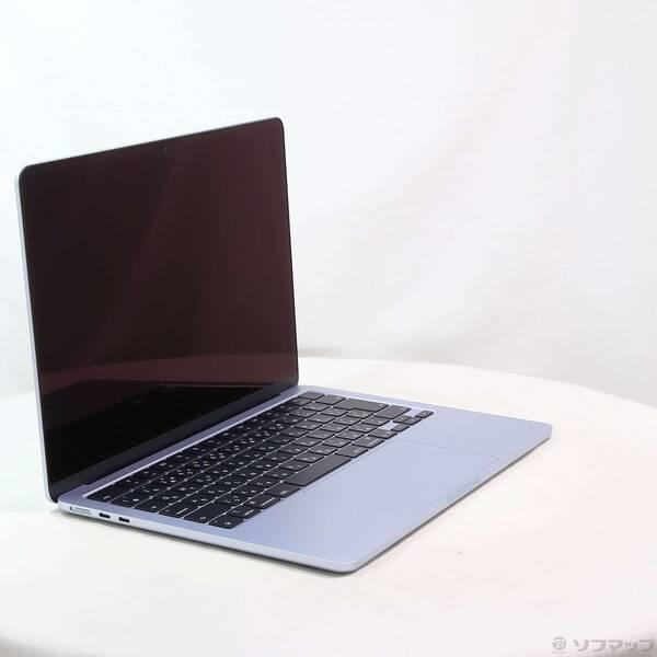 〔中古〕Apple(アップル) MacBook Air 13.6-inch Early-2025 MC6U4J／A Apple M4 10コアCPU_10コアGPU 16GB SSD512GB スカイブルー 〔macOS v26.3.2〕〔258-ud〕 |  | 03