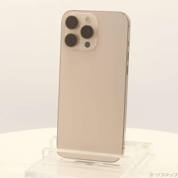 〔中古〕Apple(アップル) iPhone16 Pro Max 256GB デザートチタニウム MYWJ3J／A SIMフリー〔348-ud〕 | 