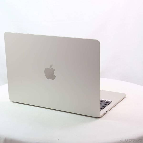 〔中古〕〔展示品〕 MacBook Air 13.6-inch Late-2024 MC7W4J／A Apple M2 8コアCPU_8コアGPU 16GB SSD256GB スターライト 〔macOS v26.3.2〕〔198-ud〕 |  | 02