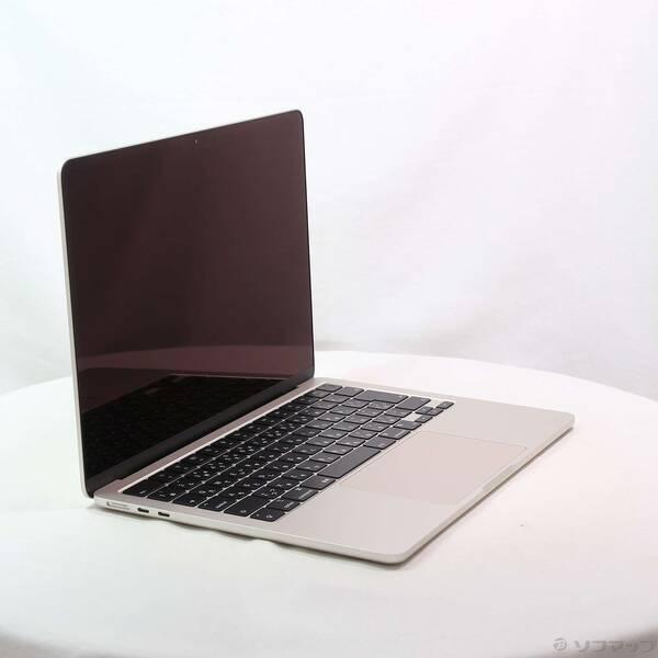 〔中古〕〔展示品〕 MacBook Air 13.6-inch Late-2024 MC7W4J／A Apple M2 8コアCPU_8コアGPU 16GB SSD256GB スターライト 〔macOS v26.3.2〕〔198-ud〕 |  | 03