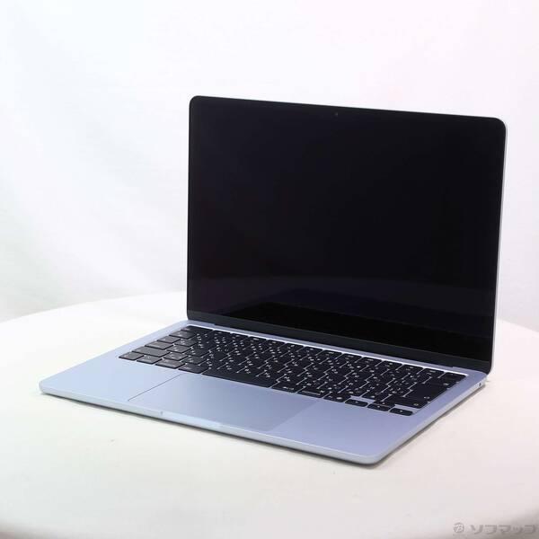 〔中古〕〔展示品〕 MacBook Air 13.6-inch Early-2026 MDHH4J／A Apple M5 10コアCPU_8コアGPU 16GB SSD512GB スカイブルー 〔macOS v26.4〕〔269-ud〕 | 