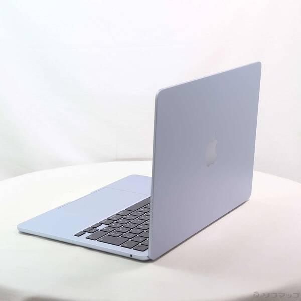 〔中古〕〔展示品〕 MacBook Air 13.6-inch Early-2026 MDHH4J／A Apple M5 10コアCPU_8コアGPU 16GB SSD512GB スカイブルー 〔macOS v26.4〕〔269-ud〕 |  | 01