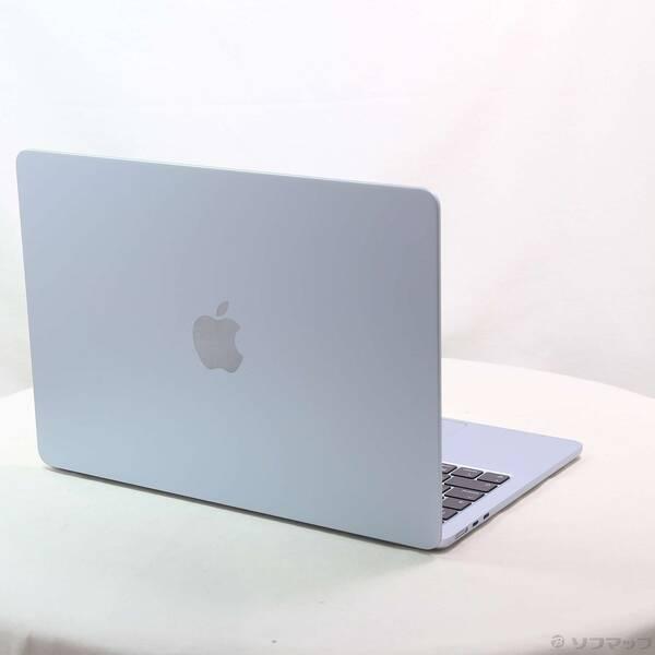 〔中古〕〔展示品〕 MacBook Air 13.6-inch Early-2026 MDHH4J／A Apple M5 10コアCPU_8コアGPU 16GB SSD512GB スカイブルー 〔macOS v26.4〕〔269-ud〕 |  | 02