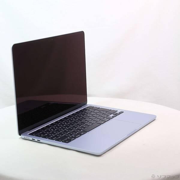 〔中古〕〔展示品〕 MacBook Air 13.6-inch Early-2026 MDHH4J／A Apple M5 10コアCPU_8コアGPU 16GB SSD512GB スカイブルー 〔macOS v26.4〕〔269-ud〕 |  | 03