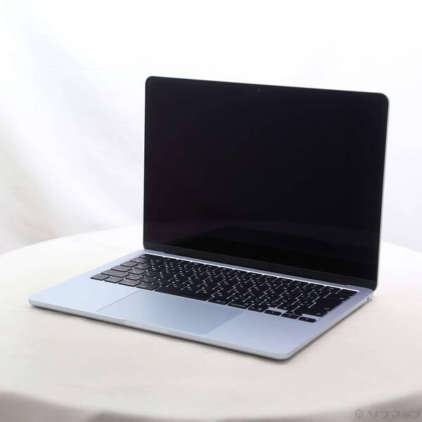〔中古〕〔展示品〕 MacBook Air 13.6-inch Early-2025 MC6T4J／A Apple M4 10コアCPU_8コアGPU 16GB SSD256GB スカイブルー 〔macOS v26.3.2〕〔258-ud〕 | 
