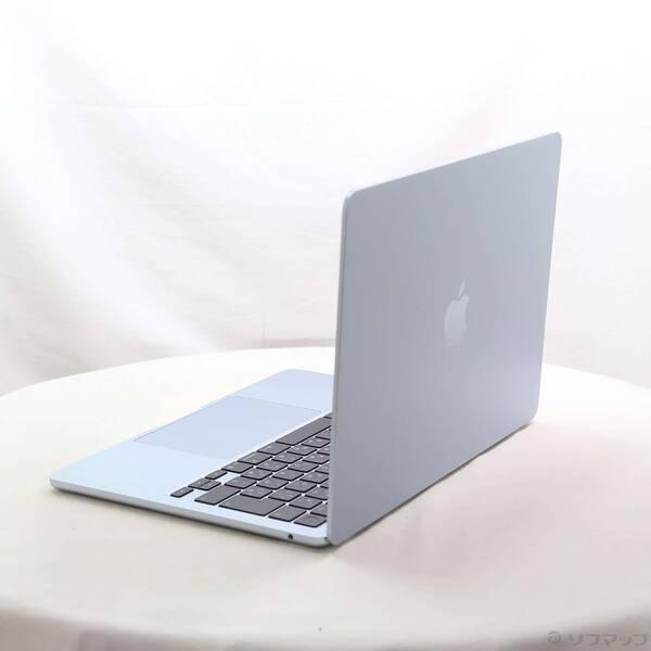 〔中古〕〔展示品〕 MacBook Air 13.6-inch Early-2025 MC6T4J／A Apple M4 10コアCPU_8コアGPU 16GB SSD256GB スカイブルー 〔macOS v26.3.2〕〔258-ud〕 |  | 01