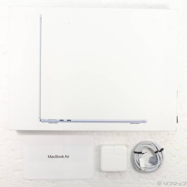 〔中古〕〔展示品〕 MacBook Air 13.6-inch Early-2025 MC6T4J／A Apple M4 10コアCPU_8コアGPU 16GB SSD256GB スカイブルー 〔macOS v26.3.2〕〔258-ud〕 |  | 04