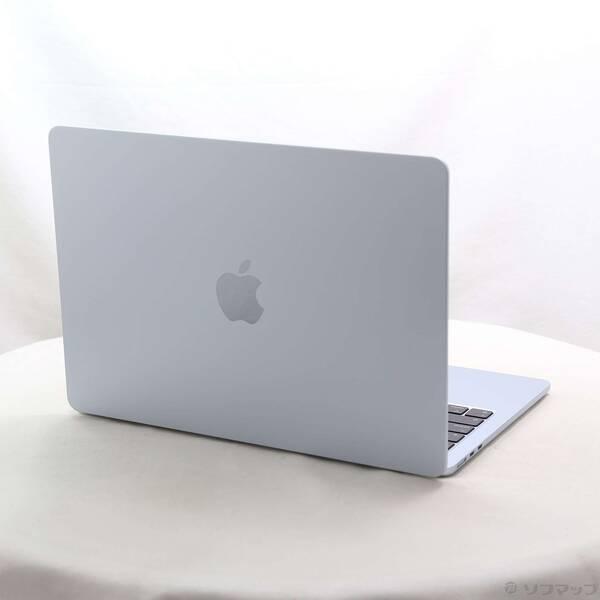 〔中古〕〔展示品〕 MacBook Air 13.6-inch Early-2025 MC6T4J／A Apple M4 10コアCPU_8コアGPU 16GB SSD256GB スカイブルー 〔macOS v26.3.2〕〔377-ud〕 |  | 02