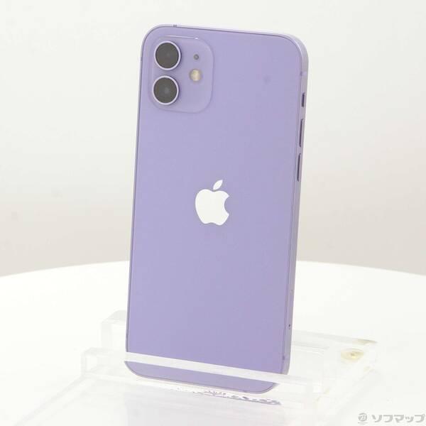 〔中古〕Apple(アップル) iPhone12 64GB パープル MJNH3J／A SIMフリー〔247-ud〕 | 
