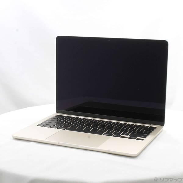 〔中古〕Apple(アップル) MacBook Air 13.6-inch Early-2025 MC6A4J／A Apple M4 10コアCPU_10コアGPU 32GB SSD1TB スターライト 〔macOS v26.3.2〕〔258-ud〕 | 