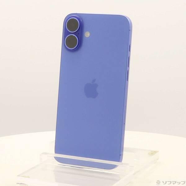 〔中古〕Apple(アップル) iPhone16 Plus 128GB ウルトラマリン MXVE3J／A SIMフリー〔276-ud〕 | 