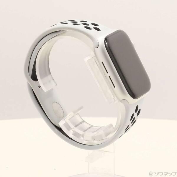 〔中古〕Apple(アップル) Apple Watch Series 5 Nike GPS 40mm シルバーアルミニウムケース ピュアプラチナム／ブラックNikeスポーツバンド〔377-ud〕 |  | 03