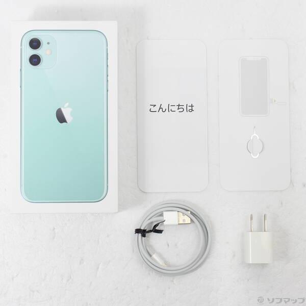 〔中古〕Apple(アップル) iPhone11 64GB グリーン MWLY2J／A SIMフリー〔262-ud〕 |  | 04