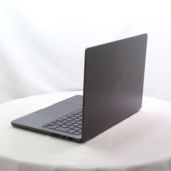 〔中古〕〔展示品〕 MacBook Pro 14.2-inch Late-2025 MDE04J／A Apple M5 10コアCPU_10コアGPU 16GB SSD512GB スペースブラック 〔macOS v26.3.2〕〔258-ud〕 |  | 01