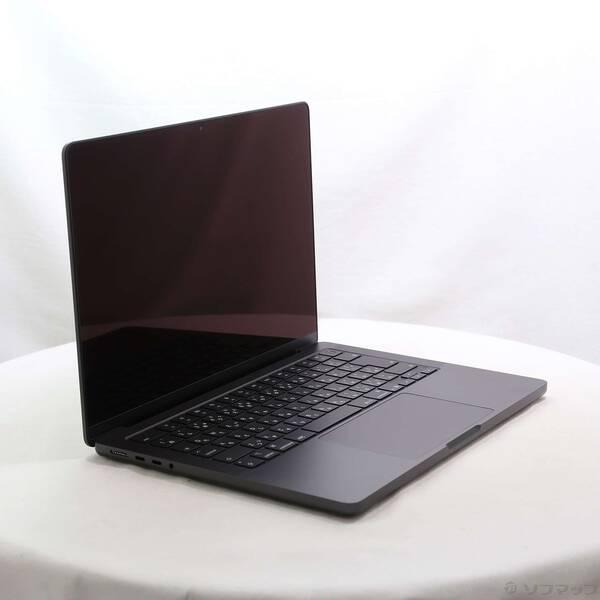 〔中古〕〔展示品〕 MacBook Pro 14.2-inch Late-2025 MDE04J／A Apple M5 10コアCPU_10コアGPU 16GB SSD512GB スペースブラック 〔macOS v26.3.2〕〔258-ud〕 |  | 03