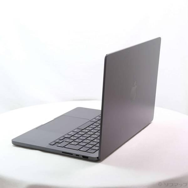 〔中古〕〔展示品〕 MacBook Pro 14.2-inch Late-2025 MDE04J／A Apple M5 10コアCPU_10コアGPU 16GB SSD512GB スペースブラック 〔macOS v26.3.2〕〔258-ud〕 |  | 01