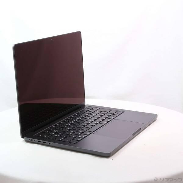 〔中古〕〔展示品〕 MacBook Pro 14.2-inch Late-2025 MDE04J／A Apple M5 10コアCPU_10コアGPU 16GB SSD512GB スペースブラック 〔macOS v26.3.2〕〔258-ud〕 |  | 03