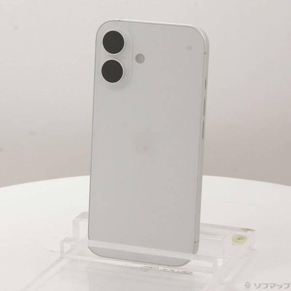 〔中古〕Apple(アップル) iPhone16 256GB ホワイト MYDX3J／A SIMフリー〔258-ud〕 | 