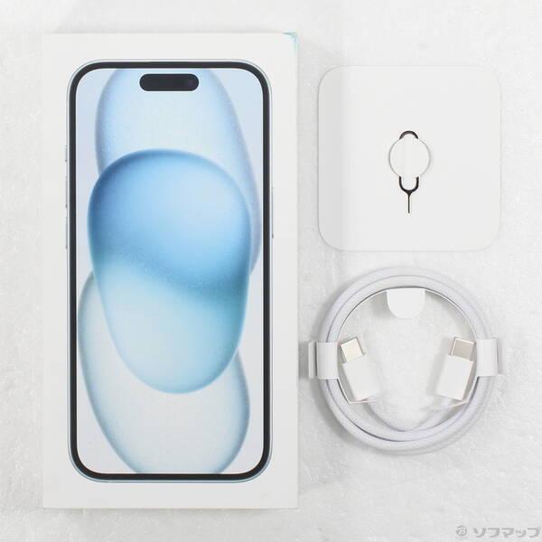 〔中古〕Apple(アップル) iPhone15 256GB ブルー MTMR3J／A SIMフリー〔377-ud〕 |  | 04