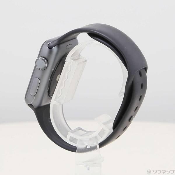 〔中古〕Apple(アップル) Apple Watch Series 3 GPS 42mm スペースグレイアルミニウムケース ブラックスポーツバンド〔297-ud〕 |  | 01