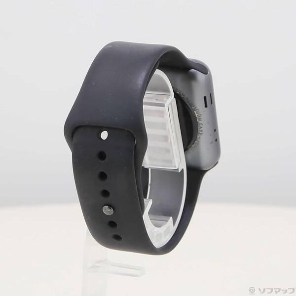 〔中古〕Apple(アップル) Apple Watch Series 3 GPS 42mm スペースグレイアルミニウムケース ブラックスポーツバンド〔297-ud〕 |  | 02