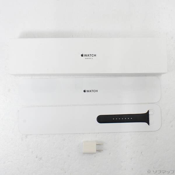 〔中古〕Apple(アップル) Apple Watch Series 3 GPS 42mm スペースグレイアルミニウムケース ブラックスポーツバンド〔297-ud〕 |  | 04
