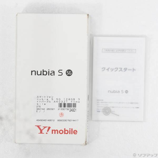 〔中古〕ワイモバイル nubia S 5G 128GB ライトパープル A403ZT Y!mobile SIMフリー〔276-ud〕 |  | 04