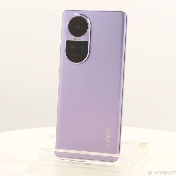 〔中古〕OPPO(オッポ) OPPO Reno10 Pro 5G 256GB グロッシーパープル A302OP Softbank SIMフリー〔349-ud〕 | 