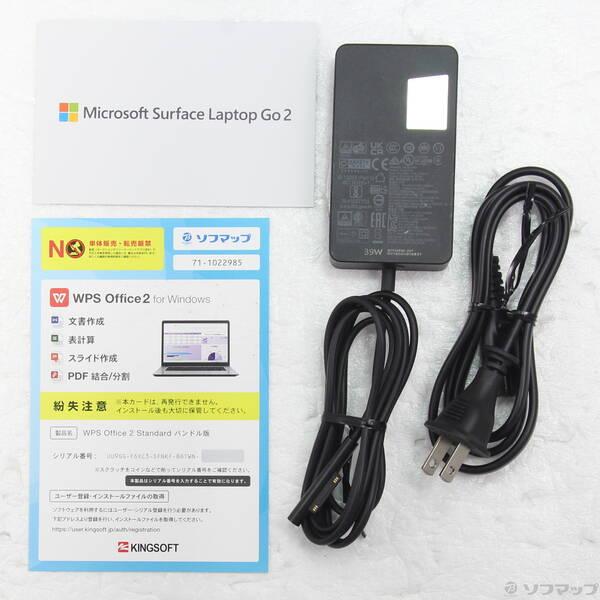 〔中古〕Microsoft(マイクロソフト) Surface Laptop Go 2 〔Core i5／8GB／SSD128GB〕 8QC-00054 サンドストーン〔349-ud〕の画像