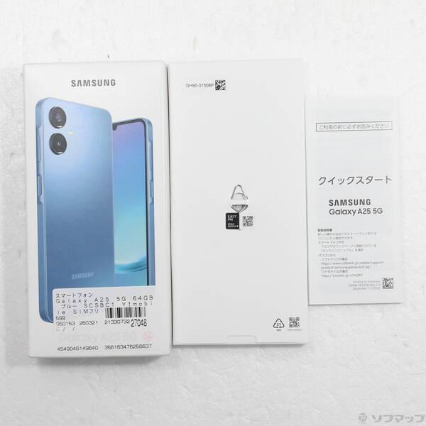 〔中古〕SAMSUNG(サムスン) Galaxy A25 5G 64GB ブルー SCSBC1 Y!mobile SIMフリー〔295-ud〕 |  | 04