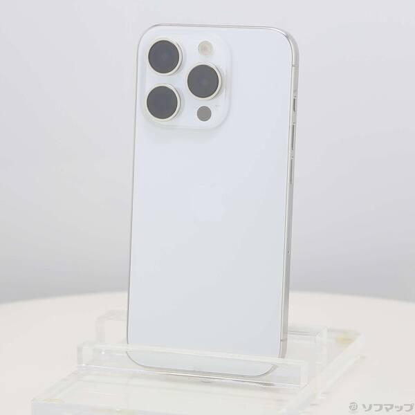 〔中古〕Apple(アップル) iPhone15 Pro 128GB ホワイトチタニウム MTU83J／A SIMフリー〔262-ud〕 | 