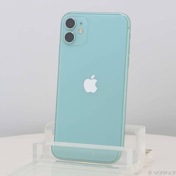 〔中古〕Apple(アップル) iPhone11 128GB グリーン MHDN3J／A SIMフリー〔262-ud〕 | 