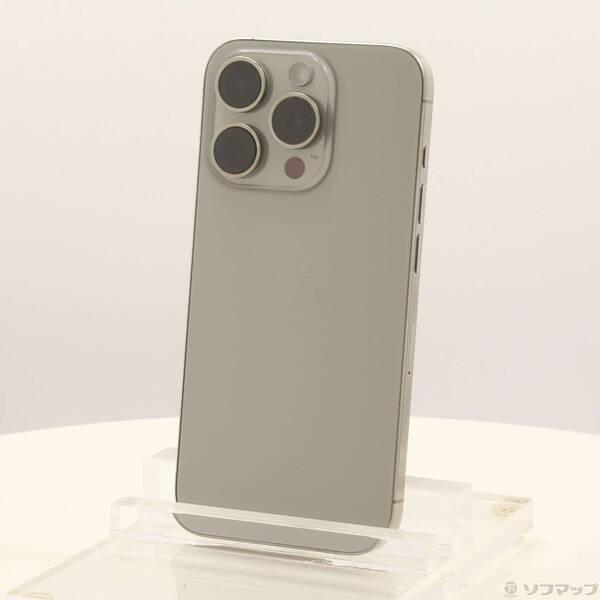 〔中古〕Apple(アップル) iPhone15 Pro 128GB ナチュラルチタニウム MTU93J／A SIMフリー〔377-ud〕 | 