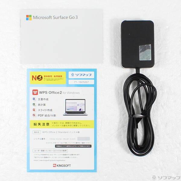 〔中古〕Microsoft(マイクロソフト) Surface Go3 〔Pentium Gold／4GB／eMMC64GB〕 8V8-00015 プラチナ〔198-ud〕 |  | 04