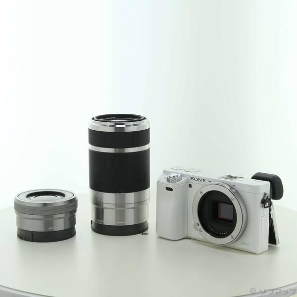 〔中古〕SONY(ソニー) α6000 ダブルズームレンズキット W ILCE-6000Y ホワイト〔258-ud〕 | 