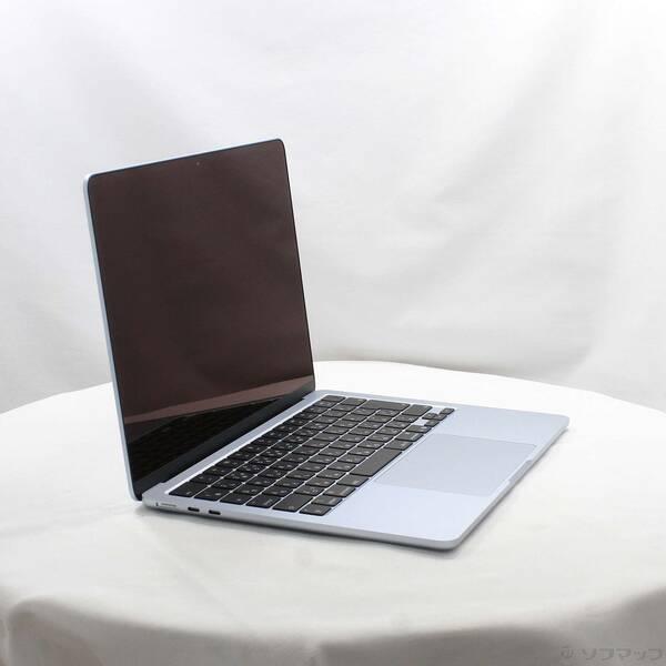 〔中古〕Apple(アップル) MacBook Air 13.6-inch Early-2025 MC6U4J／A Apple M4 10コアCPU_10コアGPU 16GB SSD512GB スカイブルー 〔macOS v26.3.2〕〔258-ud〕 |  | 03