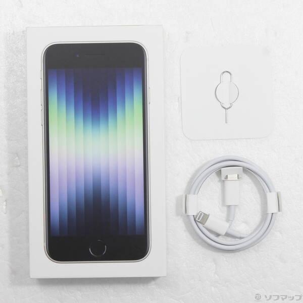 〔中古〕Apple(アップル) iPhone SE 第3世代 64GB スターライト MMYD3J／A SIMフリー〔377-ud〕 |  | 04