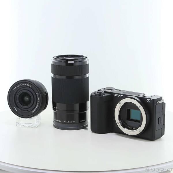〔中古〕SONY(ソニー) VLOGCAM ZV-E10 II ダブルズームレンズキット ブラック ZV-E10M2X B〔198-ud〕 | 