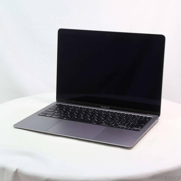 〔中古〕Apple(アップル) MacBook Air 13.3-inch Late-2020 MGN63J／A Apple M1 8コアCPU_7コアGPU 8GB SSD256GB スペースグレイ 〔26.3 Tahoe〕〔368-ud〕 | 