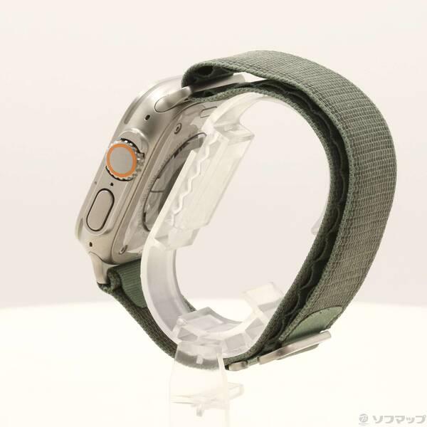 〔中古〕Apple(アップル) Apple Watch Ultra GPS + Cellular 49mm チタニウムケース グリーンアルパインループ〔262-ud〕 |  | 01