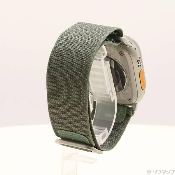 〔中古〕Apple(アップル) Apple Watch Ultra GPS + Cellular 49mm チタニウムケース グリーンアルパインループ〔262-ud〕 |  | 02