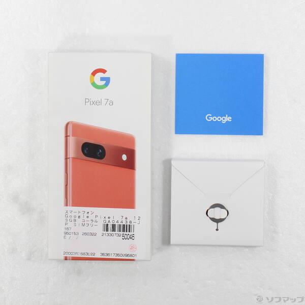 〔中古〕GOOGLE(グーグル) Google Pixel 7a 128GB コーラル GA04438-JP SIMフリー〔371-ud〕 |  | 04