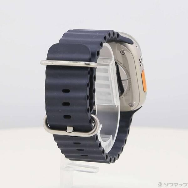 〔中古〕Apple(アップル) Apple Watch Ultra GPS + Cellular 49mm チタニウムケース ミッドナイトオーシャンバンド〔269-ud〕 |  | 02