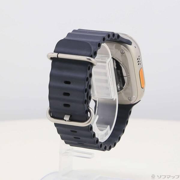 〔中古〕Apple(アップル) Apple Watch Ultra GPS + Cellular 49mm チタニウムケース ミッドナイトオーシャンバンド〔377-ud〕 |  | 02