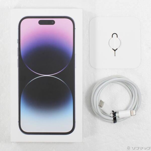 〔中古〕Apple(アップル) iPhone14 Pro 128GB ディープパープル MQ0F3J／A SIMフリー〔258-ud〕 |  | 04